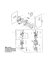 Carburetor  /  Reed Valve parts for Poulan Leaf Blower BP402LE from AppliancePartsPros.com