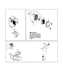 Shroud  /  Fuel Tank  /  Air Filter parts for Poulan Leaf Blower BP406 from AppliancePartsPros.com