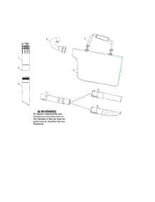 Vac Tubes & Bag parts for Poulan Leaf Blower BV2126 from AppliancePartsPros.com