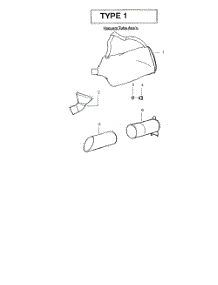 Vacuum Tube Assembly parts for Poulan Leaf Blower BVM200 TYPE 1 from AppliancePartsPros.com
