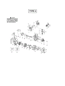Cylinder  /  Crankcase  /  Crankshaft parts for Poulan Leaf Blower BVM200 TYPE 2 from AppliancePartsPros.com