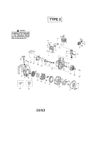 Cylinder  /  Crankcase  /  Crankshaft parts for Poulan Leaf Blower BVM200 TYPE 2 (RECON) from AppliancePartsPros.com