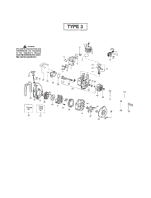 Cylinder  /  Crankcase  /  Crankshaft parts for Poulan Leaf Blower BVM200 TYPE 3 from AppliancePartsPros.com