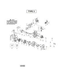 Cylinder  /  Crankshaft  /  Crankcase parts for Poulan Leaf Blower BVM200 TYPE 3 (RECON) from AppliancePartsPros.com