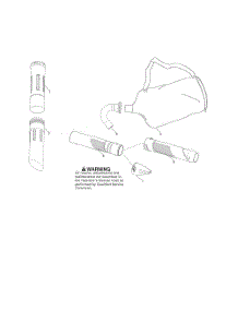 Vac Bag & Tubes parts for Poulan Leaf Blower BVM200C from AppliancePartsPros.com