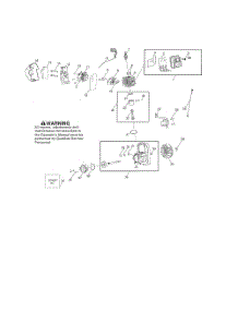 Muffler  /  Crankcase  /  Crankshaft parts for Poulan Leaf Blower BVM200FE from AppliancePartsPros.com