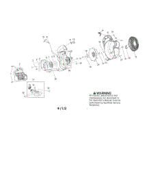 Scroll  /  Impeller  /  Handle parts for Poulan Leaf Blower BVM200FE TYPE 1 from AppliancePartsPros.com