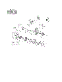 Cylinder  /  Crankshaft  /  Crankcase parts for Poulan Leaf Blower BVM200LE TYPE 1 from AppliancePartsPros.com
