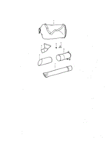 Vacuum Bag  /  Tube parts for Poulan Leaf Blower BVM200LE TYPE 3 from AppliancePartsPros.com