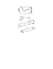 Vacuum Bag  /  Tubes parts for Poulan Leaf Blower BVM200LE TYPE 4 from AppliancePartsPros.com