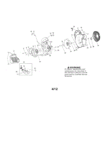 Scroll  /  Impeller  /  Handle parts for Poulan Leaf Blower BVM200VS TYPE 2 from AppliancePartsPros.com