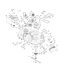 Mower Deck parts for Poulan Riding Mower Tractor C20H42YT from AppliancePartsPros.com
