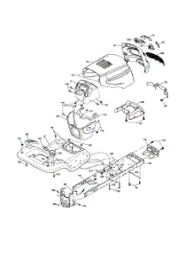 Chassis parts for Poulan Riding Mower Tractor C20H42YT from AppliancePartsPros.com