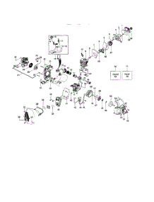 Cylinder  /  Fuel Tank  /  Muffler parts for Poulan Grass Line Trimmer CC2126 from AppliancePartsPros.com