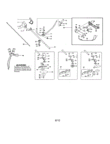Throttle Housing  /  Handlebar  /  Shield parts for Poulan Grass Line Trimmer CC2128 from AppliancePartsPros.com