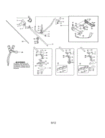 Throttle Housing  /  Shield  /  Handlebar parts for Poulan Grass Line Trimmer CC2128 from AppliancePartsPros.com