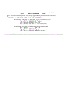 Service Reference parts for Poulan Grass Line Trimmer CC2128 from AppliancePartsPros.com
