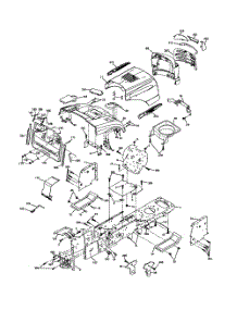 Chassis And Enclosures parts for Poulan Riding Mower Tractor CT131 from AppliancePartsPros.com