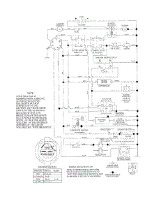 Schematic Diagram parts for Poulan Riding Mower Tractor CT131 from AppliancePartsPros.com