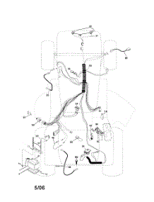 Electrical parts for Poulan Riding Mower Tractor DB18542YT from AppliancePartsPros.com