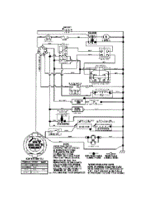 Schematic-Tractor parts for Poulan Riding Mower Tractor DB18542YT from AppliancePartsPros.com