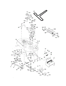 Mower Deck parts for Poulan Riding Mower Tractor DB185H42YT from AppliancePartsPros.com