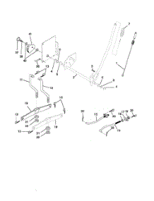 Mower Lift parts for Poulan Riding Mower Tractor DB185H42YT from AppliancePartsPros.com