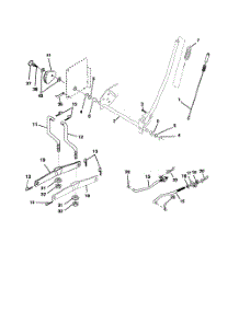 Mower Lift parts for Poulan Riding Mower Tractor DB185H42YT from AppliancePartsPros.com