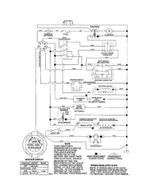 Schematic-Tractor parts for Poulan Riding Mower Tractor DB185H42YT from AppliancePartsPros.com