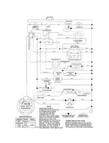 Schematic-Tractor parts for Poulan Riding Mower Tractor DB24H8YT from AppliancePartsPros.com