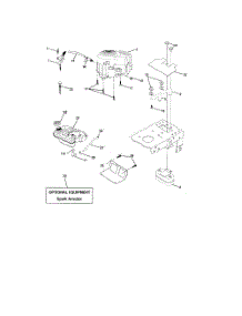 Engine parts for Poulan Riding Mower Tractor DB27H48YT from AppliancePartsPros.com