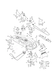 Mower Deck parts for Poulan Riding Mower Tractor DPR20H46STA from AppliancePartsPros.com