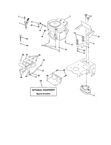 Engine parts for Poulan Riding Mower Tractor DPR20H46STB from AppliancePartsPros.com