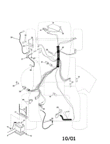 Electrical parts for Poulan Riding Mower Tractor DPR22H46STA from AppliancePartsPros.com