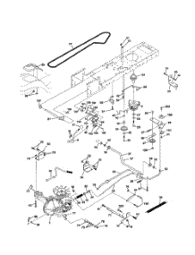 Drive parts for Poulan Riding Mower Tractor DPR22H46STA from AppliancePartsPros.com