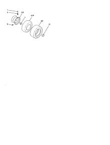 Wheels And Tires parts for Poulan Riding Mower Tractor DPR22H46STA from AppliancePartsPros.com