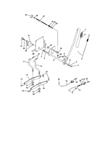 Mower Lift parts for Poulan Riding Mower Tractor DPR22H46STA from AppliancePartsPros.com