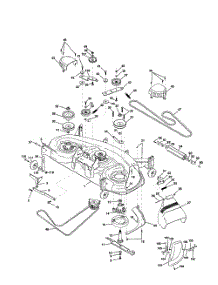 Mower Deck parts for Poulan Riding Mower Tractor DPR22H46STA from AppliancePartsPros.com