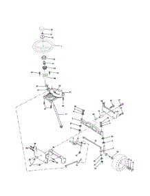 Steering Assembly parts for Poulan Riding Mower Tractor DPR22H46STB from AppliancePartsPros.com