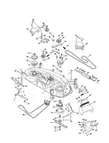 Mower Deck parts for Poulan Riding Mower Tractor DPR22H46STB from AppliancePartsPros.com