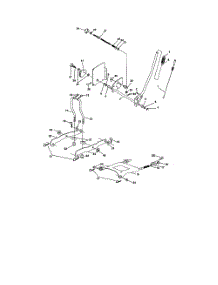 Mower Lift parts for Poulan Riding Mower Tractor DPR22H48STB from AppliancePartsPros.com