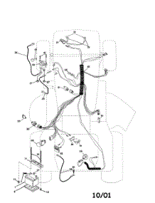 Electrical parts for Poulan Riding Mower Tractor DPR22H48STC from AppliancePartsPros.com