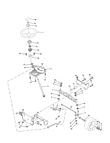 Steering Assembly parts for Poulan Riding Mower Tractor DPR22H48STC from AppliancePartsPros.com