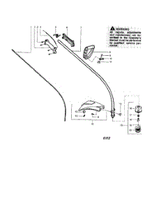 Driveshaft  /  Cutting Head parts for Poulan Grass Line Trimmer FEATHERLITE 21 from AppliancePartsPros.com