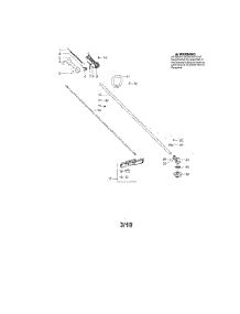 Drive Shaft  /  Handle  /  Shield parts for Poulan Grass Line Trimmer GC2126 from AppliancePartsPros.com