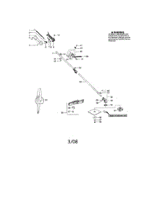 Driveshaft  /  Handle  /  Shield parts for Poulan Grass Line Trimmer GC2126C from AppliancePartsPros.com