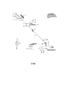 Driveshaft  /  Handle  /  Shield parts for Poulan Grass Line Trimmer GC2126C from AppliancePartsPros.com