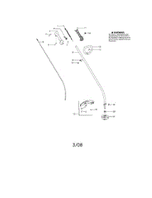 Driveshaft  /  Handle  /  Shield parts for Poulan Grass Line Trimmer GT2126 from AppliancePartsPros.com