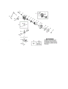 Muffler  /  Cylinder  /  Piston parts for Poulan Leaf Blower HB281 from AppliancePartsPros.com