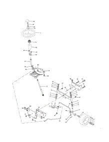 Steering Assembly parts for Poulan Riding Mower Tractor HD17542 from AppliancePartsPros.com